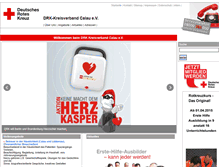 Tablet Screenshot of drk-calau.de